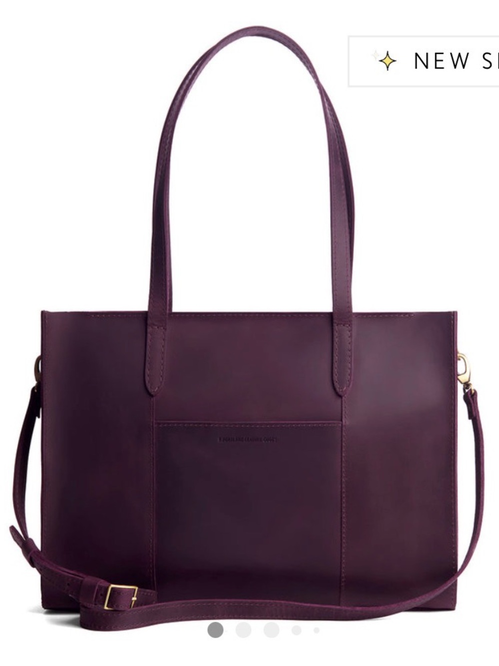 Portland Leather Oversized Larkspur Lola Tote - Picture 8 of 9